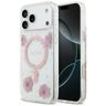 Etui Guess Resin Flowers Glitter MagSafe do iPhone 17 Pro Max różowy na NearMe.pl