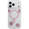 Etui Guess Resin Flowers Glitter MagSafe do iPhone 17 Pro Max różowy na NearMe.pl
