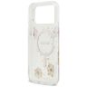 Etui Guess Resin Flowers Glitter MagSafe do iPhone 17 Pro Max różowy na NearMe.pl