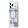 Etui Guess Resin Flowers Glitter MagSafe do iPhone 17 Pro fioletowy na NearMe.pl