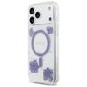 Etui Guess Resin Flowers Glitter MagSafe do iPhone 17 Pro Max fioletowy na NearMe.pl