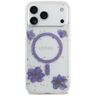 Etui Guess Resin Flowers Glitter MagSafe do iPhone 17 Pro Max fioletowy na NearMe.pl