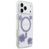 Etui Guess Resin Flowers Glitter MagSafe do iPhone 17 Pro Max fioletowy na NearMe.pl