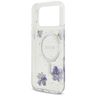 Etui Guess Resin Flowers Glitter MagSafe do iPhone 17 Pro Max fioletowy na NearMe.pl