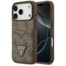 Etui Guess 4G Double Card Triangle do    iPhone 17 Pro brązowy na NearMe.pl