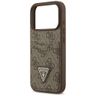 Etui Guess 4G Double Card Triangle do    iPhone 17 Pro brązowy na NearMe.pl
