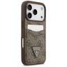 Etui Guess 4G Double Card Triangle do    iPhone 17 Pro brązowy na NearMe.pl