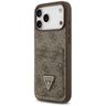 Etui Guess 4G Double Card Triangle do    iPhone 17 Pro Max brązowy na NearMe.pl