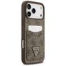 Etui Guess 4G Double Card Triangle do    iPhone 17 Pro Max brązowy na NearMe.pl