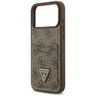 Etui Guess 4G Double Card Triangle do    iPhone 17 Pro Max brązowy na NearMe.pl