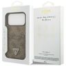 Etui Guess 4G Double Card Triangle do    iPhone 17 Pro Max brązowy na NearMe.pl