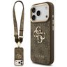 Etui Guess 4G Big 4G Classic Logo Big    Strap Metal Buttons do iPhone 17 Pro brązowy na NearMe.pl