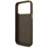 Etui Guess 4G Triangle Logo & Big Strap Metal Buttons MagSafe do iPhone 17 Pro Max brązowy na NearMe.pl