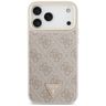 Etui Guess 4G Triangle Logo & Big Strap  Metal Buttons MagSafe do iPhone 17 Pro Max różowy na NearMe.pl