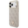 Etui Guess 4G Triangle Logo & Big Strap  Metal Buttons MagSafe do iPhone 17 Pro Max różowy na NearMe.pl
