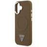 Etui Guess Triangle Logo MagSafe do      iPhone 17 brązowy na NearMe.pl