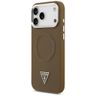 Etui Guess Triangle Logo MagSafe do      iPhone 17 Pro brązowy na NearMe.pl