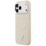 Etui Guess Triangle Logo MagSafe do      iPhone 17 Pro beżowy na NearMe.pl