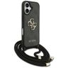 Etui Guess 4G Big Logo Cord Stap         Crossbody do iPhone 17 czarny na NearMe.pl