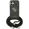 Etui Guess 4G Big Logo Cord Stap         Crossbody do iPhone 17 czarny na NearMe.pl