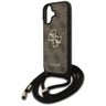 Etui Guess 4G Big Logo Cord Stap         Crossbody do iPhone 17 brązowy na NearMe.pl
