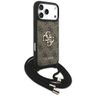 Etui Guess 4G Big Logo Cord Stap         Crossbody do iPhone 17 Pro Max brązowy na NearMe.pl