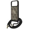 Etui Guess 4G Big Logo Cord Stap         Crossbody do iPhone 17 Pro Max brązowy na NearMe.pl