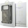 Etui Guess 4G Big Logo Cord Stap         Crossbody do iPhone 17 Pro Max brązowy na NearMe.pl