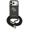 Etui Guess 4G Big Logo Cord Stap         Crossbody do iPhone 17 Pro czarny na NearMe.pl