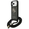 Etui Guess 4G Big Logo Cord Stap         Crossbody do iPhone 17 Pro czarny na NearMe.pl