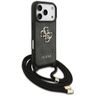 Etui Guess 4G Big Logo Cord Stap         Crossbody do iPhone 17 Pro czarny na NearMe.pl