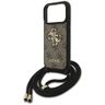 Etui Guess 4G Big Logo Cord Stap         Crossbody do iPhone 17 Pro brązowy na NearMe.pl
