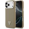 Etui Guess Grained Triangle Logo MagSafe do iPhone 17 Pro Max brązowy na NearMe.pl