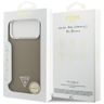 Etui Guess Grained Triangle Logo MagSafe do iPhone 17 Pro Max brązowy na NearMe.pl