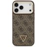 Etui Guess 4G PU Triangle Logo & Stand   Camera Magsafe do iPhone 17 Pro Max brązowy na NearMe.pl