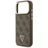 Etui Guess 4G PU Triangle Logo & Stand   Camera Magsafe do iPhone 17 Pro Max brązowy na NearMe.pl
