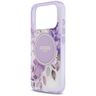 Etui Guess IML Flower & Tonal Circle     MagSafe do iPhone 17 Pro fioletowy na NearMe.pl
