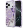 Etui Guess IML Flower & Tonal Circle     MagSafe do iPhone 17 Pro fioletowy na NearMe.pl