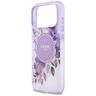 Etui Guess IML Flower & Tonal Circle     MagSafe do iPhone 17 Pro Max fioletowy na NearMe.pl