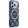 Etui Guess IML Peony Dot MagSafe do      iPhone 17 Pro niebieski na NearMe.pl