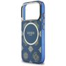Etui Guess IML Peony Dot MagSafe do      iPhone 17 Pro niebieski na NearMe.pl