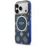 Etui Guess IML Peony Dot MagSafe do      iPhone 17 Pro niebieski na NearMe.pl