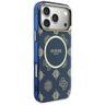 Etui Guess IML Peony Dot MagSafe do      iPhone 17 Pro Max niebieski na NearMe.pl