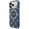 Etui Guess IML Peony Dot MagSafe do      iPhone 17 Pro Max niebieski na NearMe.pl