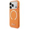 Etui Guess IML Script Metal MagSafe do   iPhone 17 Pro pomarańczowy na NearMe.pl