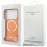 Etui Guess IML Script Metal MagSafe do   iPhone 17 Pro Max pomarańczowy na NearMe.pl