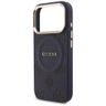 Etui Guess Peony Hot Stamp MagSafe do    iPhone 17 Pro niebieski na NearMe.pl