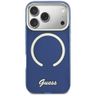 Etui Guess IML Script Metal MagSafe do   iPhone 17 Pro niebieski na NearMe.pl