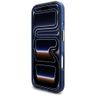 Etui Guess IML Script Metal MagSafe do   iPhone 17 Pro niebieski na NearMe.pl