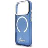 Etui Guess IML Script Metal MagSafe do   iPhone 17 Pro niebieski na NearMe.pl